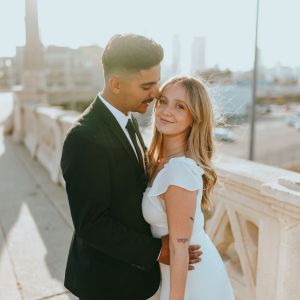 My beautiful daughter Lisa and her husband Jon on their wedding day. 